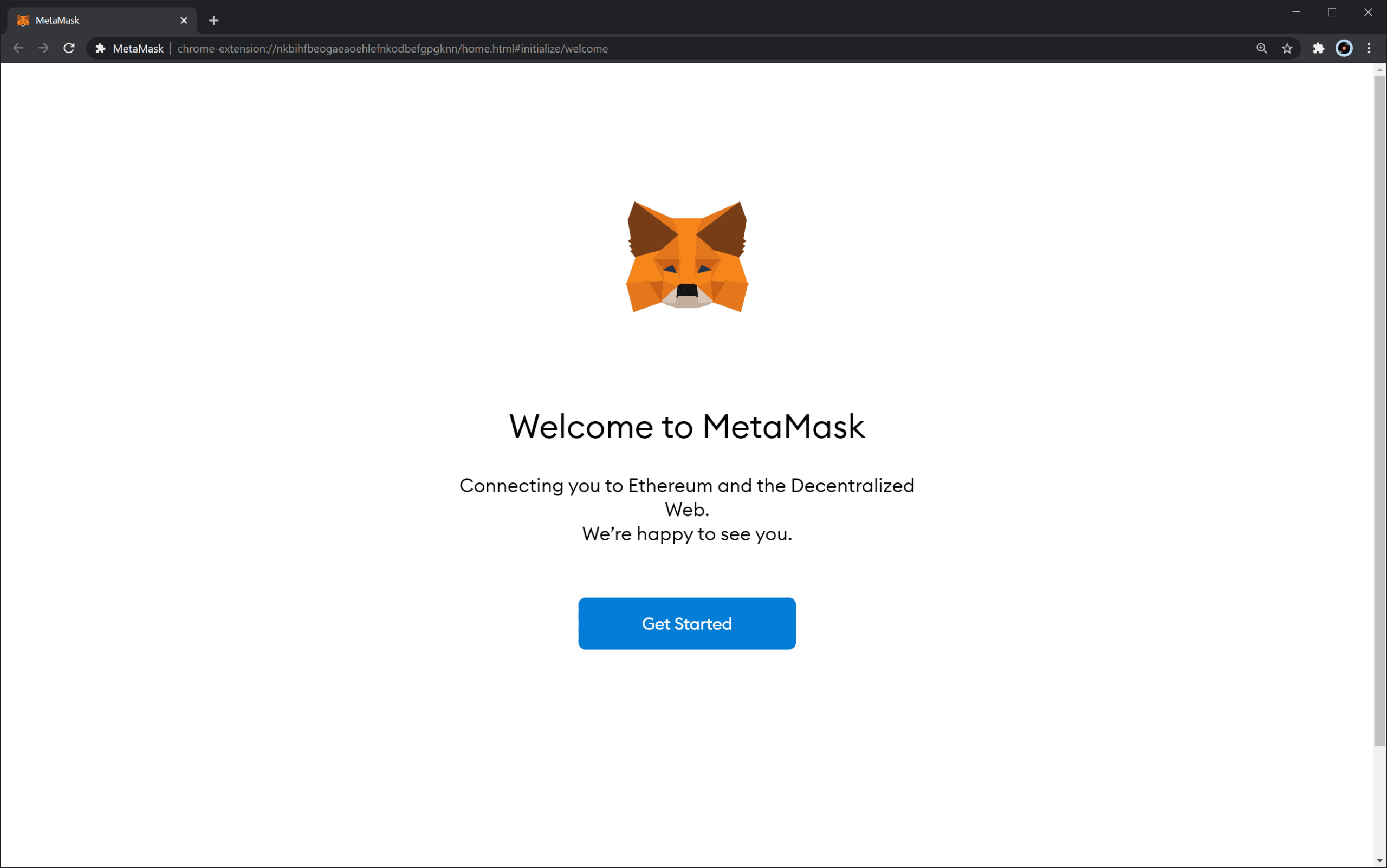 Create MetaMask Wallet