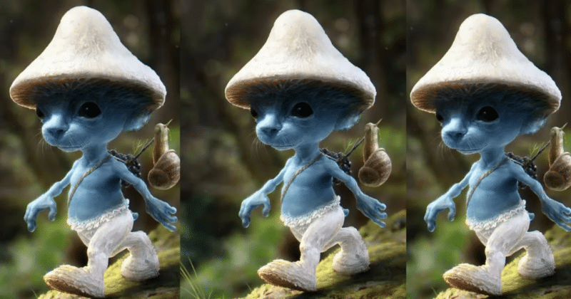 Smurf Cat He Is Real
